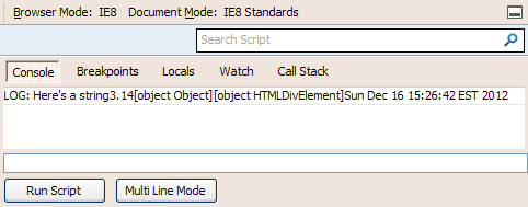IE8 without detailed print