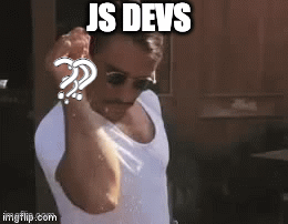 Confused JavaScript developers meme illustrating the pitfalls of optional chaining
